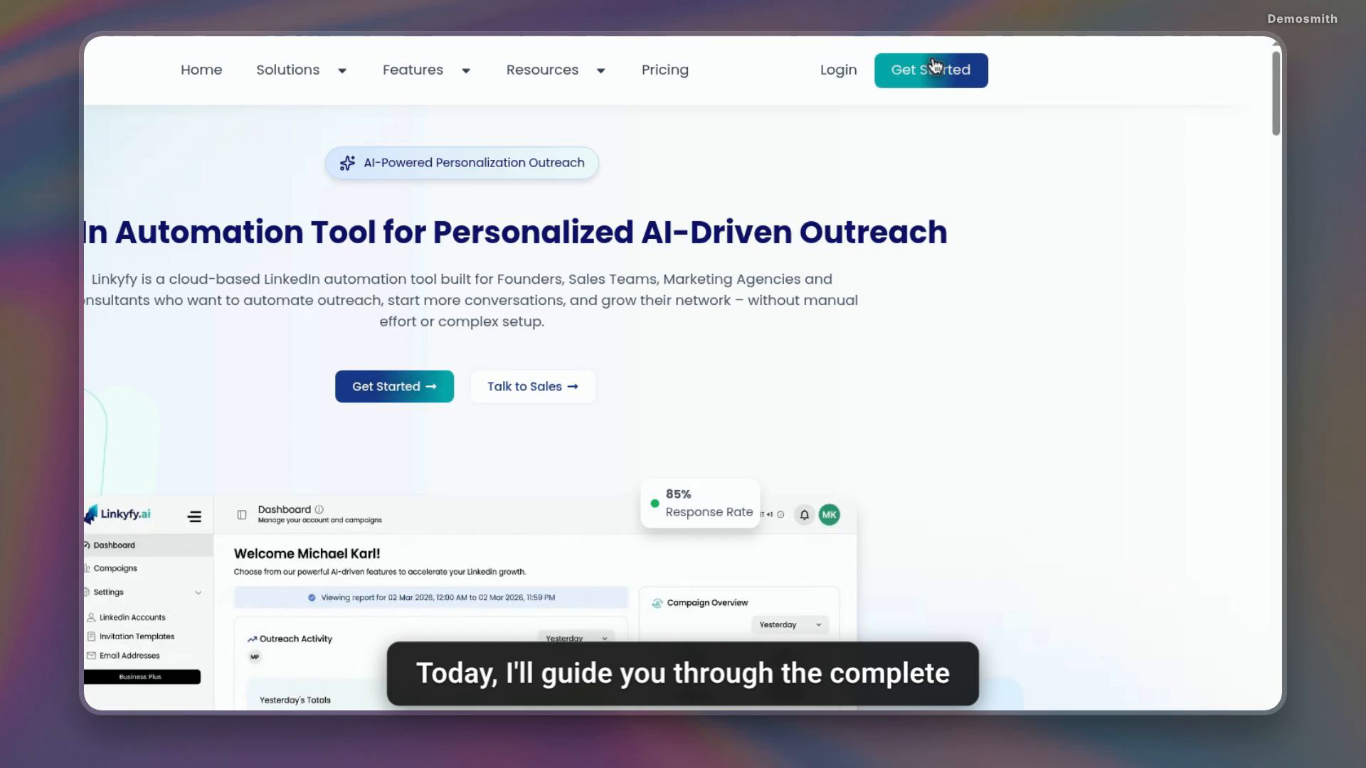 Linkyfy User Onboarding Demo