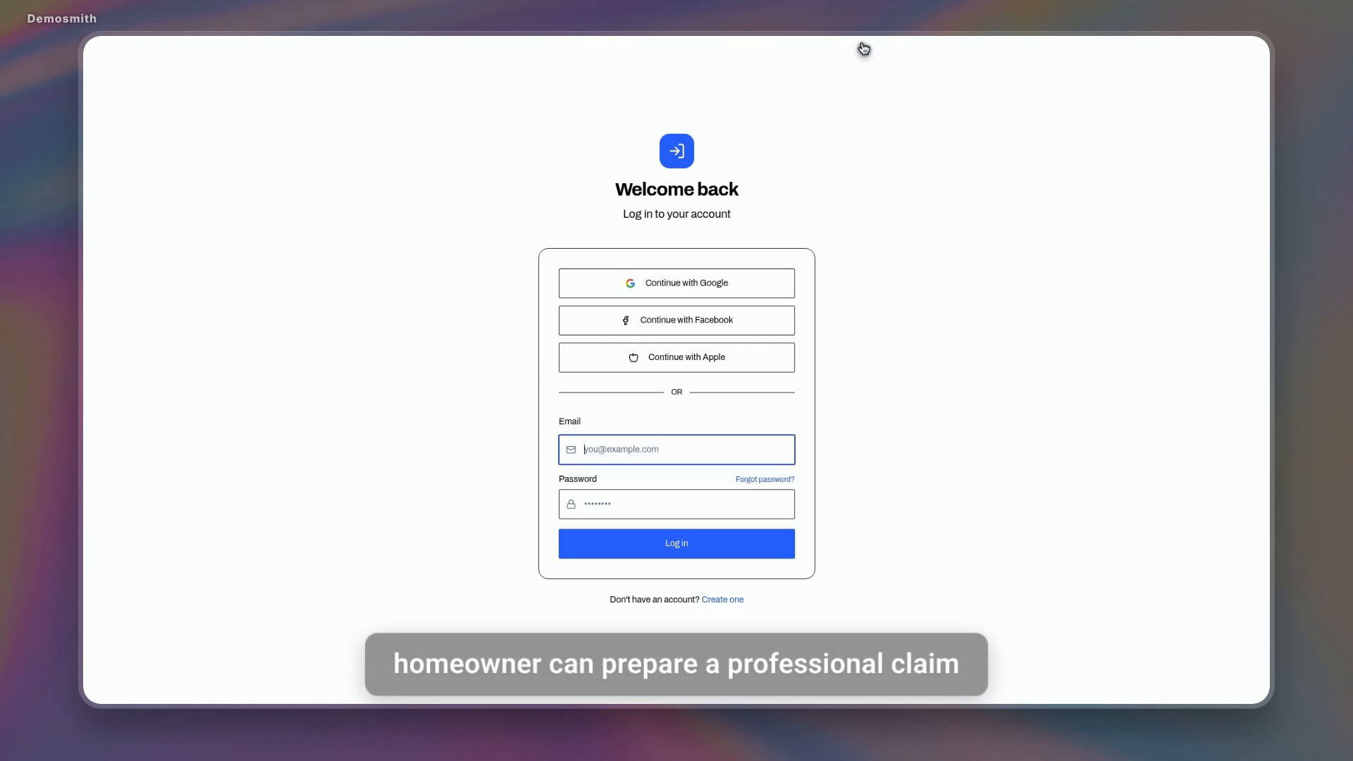 Insurance Claim Dispute Preparation Demo