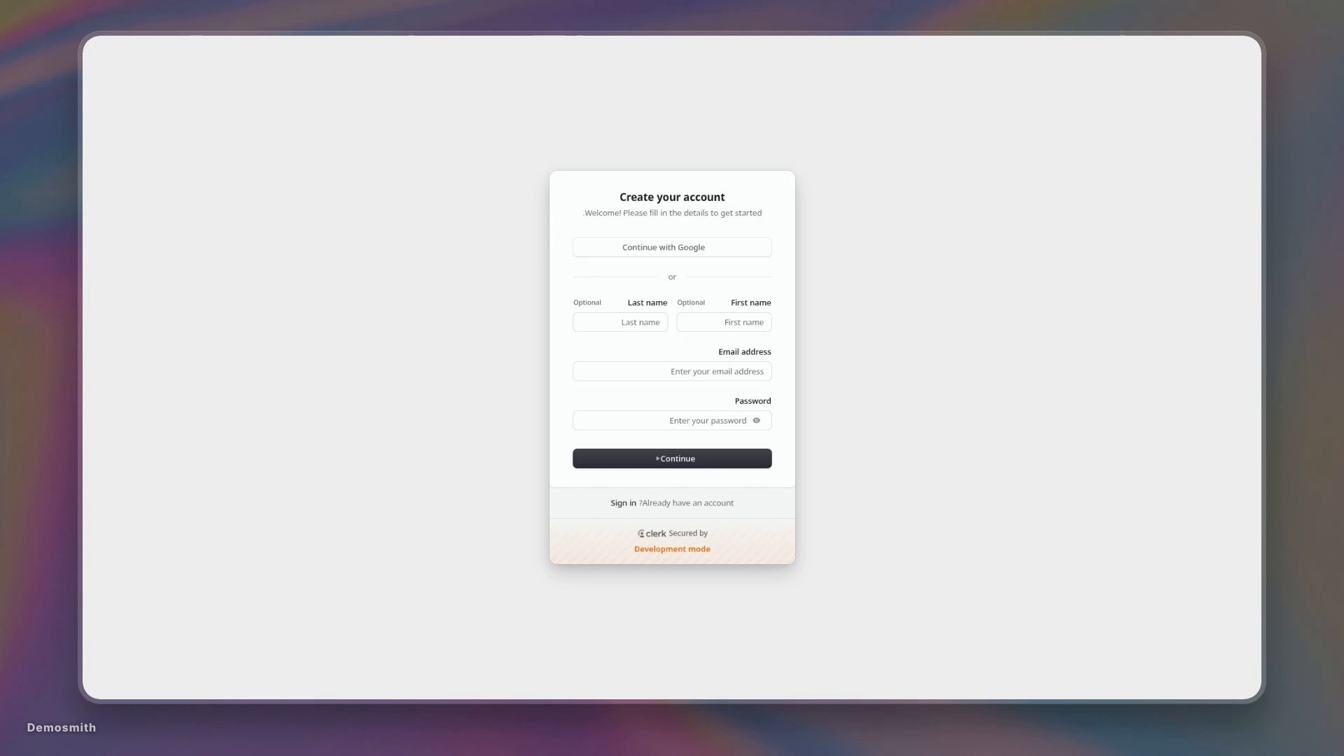 User Onboarding Flow Demo