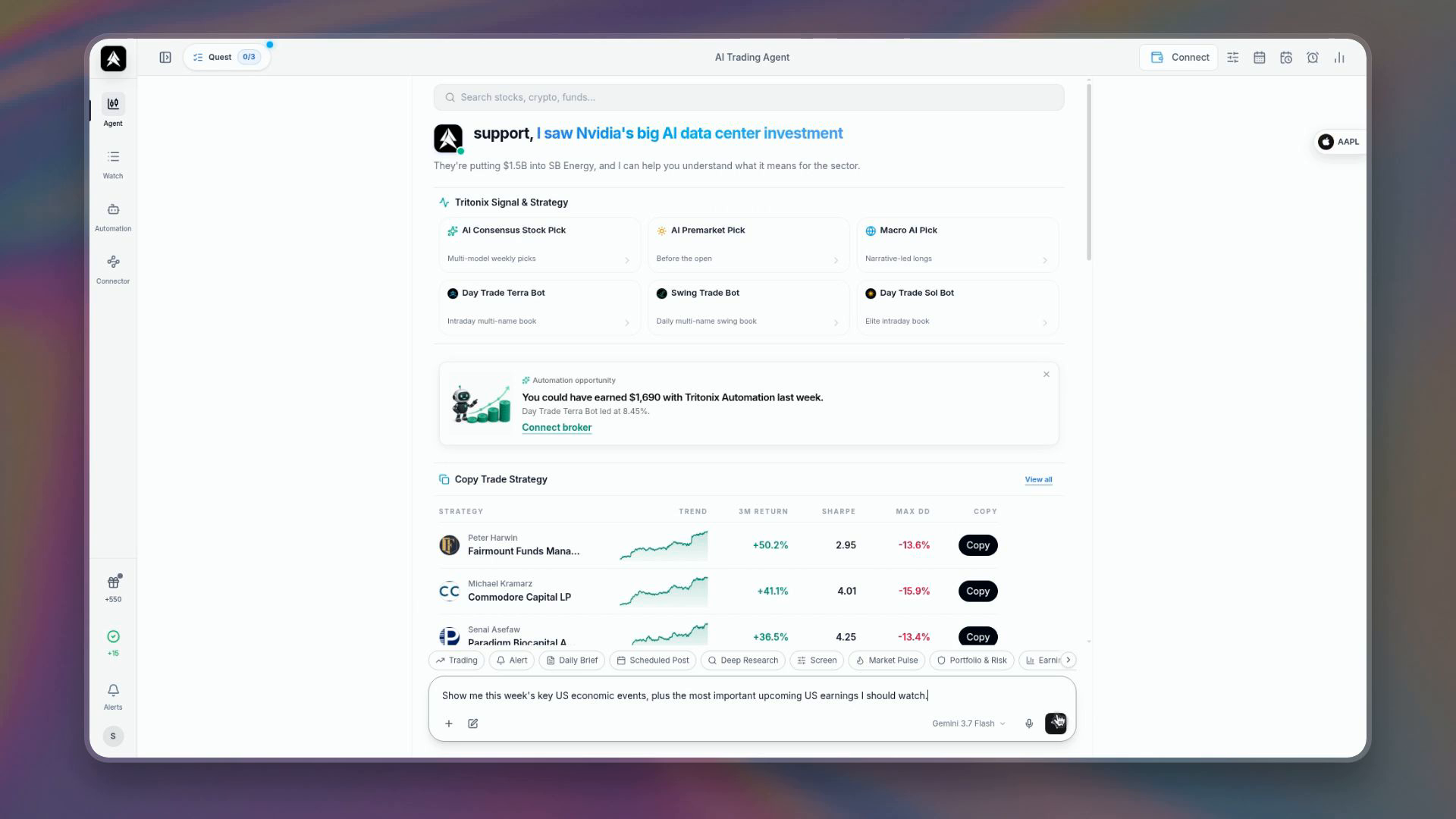 Tritonix Calendar Overview Demo