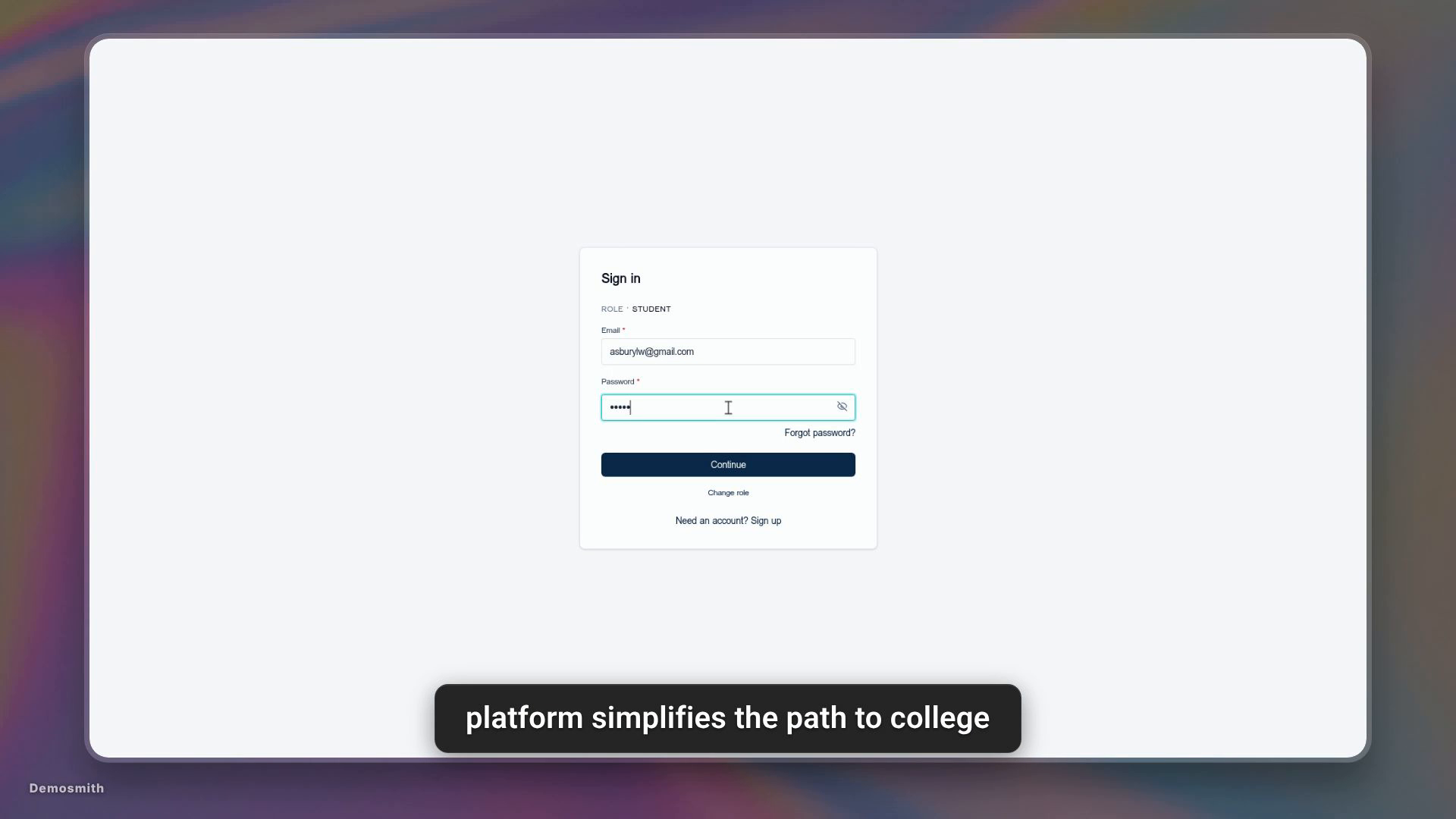 Scholarship Platform Walkthrough Demo