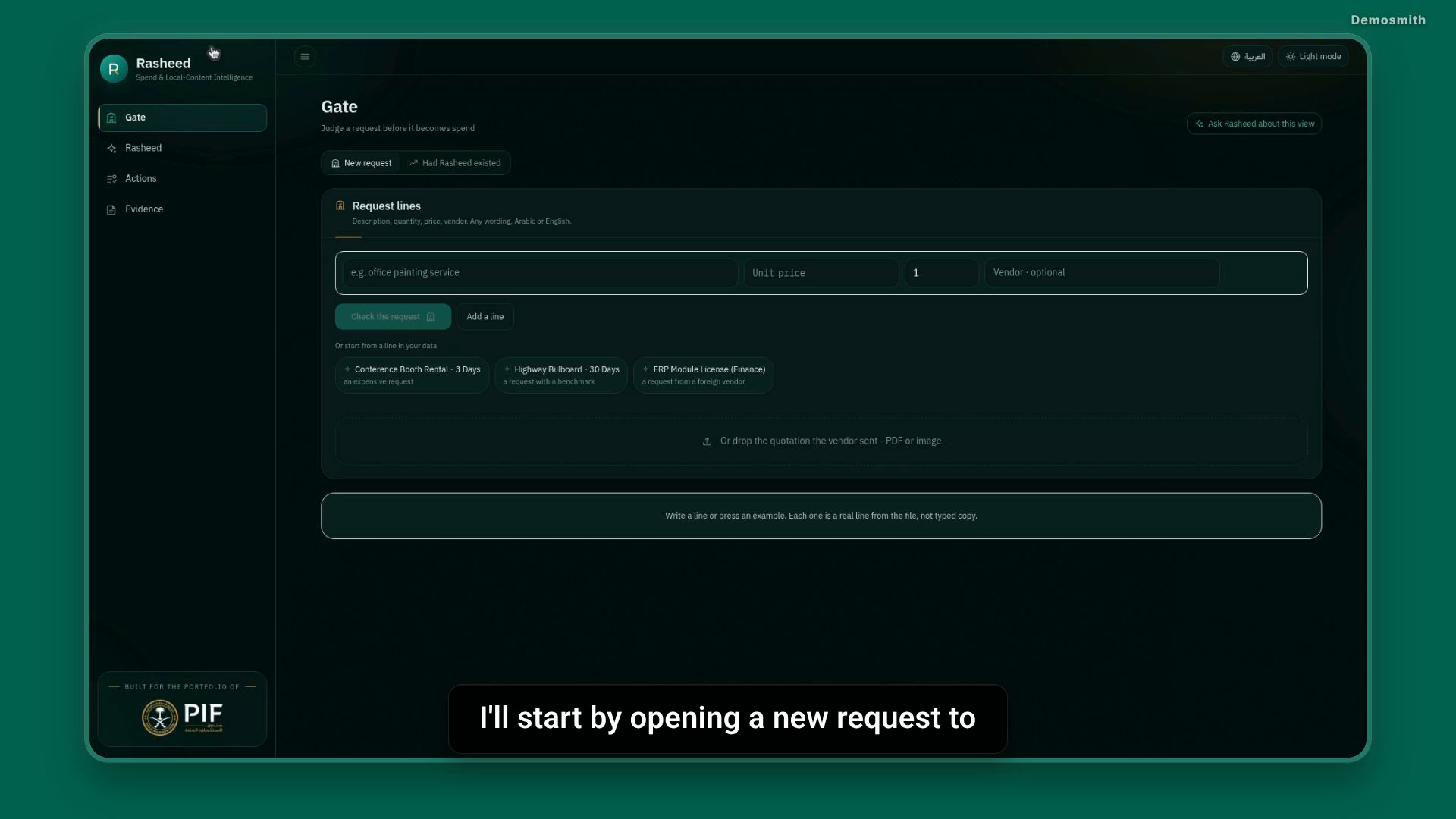 Rasheed Procurement Negotiation Demo