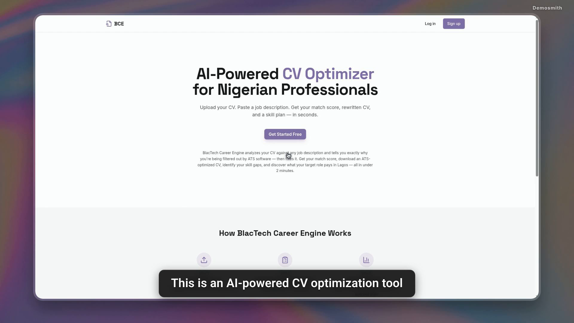 BCE Career Optimization Demo